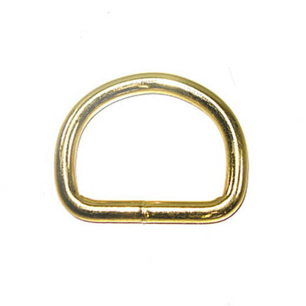 Image of 61-10715-1 - 1-1/2" D-Ring Brass Plated 10 Pack
