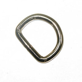 Image of 1132-12 - Welded Dee 1" (2.5 cm) Nickel Plated 10/pk