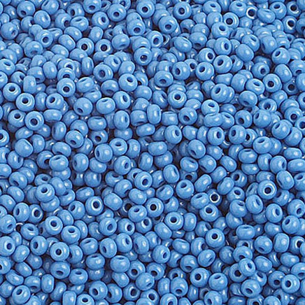 Image of 65001036 - 10/0 Op. Dark Blue Czech Seed Beads   40 grams