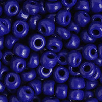 33/0 Opaque Royal Blue Czech Seed Beads 40 grams