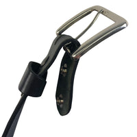 1.5"(38mm) Black Bridle Leather Belt Handmade in Canada by Zelikovitz Size 26 - 46
