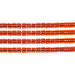 Delica 11/0 RD Red/Orange Silver Lined