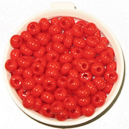 Image of 65401630 - 6/0 Light Red Glass Seed Beads 40 Grams