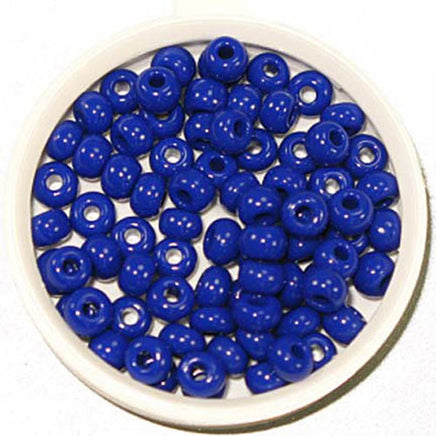 Image of 65401637 - 6/0 Royal Blue Glass Seed Beads 40 Grams