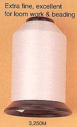 Image of 74423012 - White Nylon Beading Thread 3250 meters