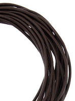 1.5mm Round Leather Cord  - By The Yard - 3 Colors