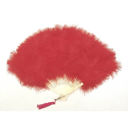 Image of 78323206-02 - Feather Marabou Fan Red
