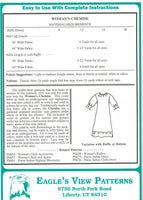 Women's Chemise Pattern