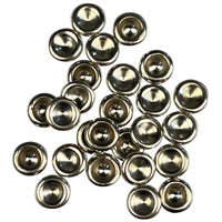 Tubular Rivets Caps 7.8mm 100 Pack Nickel Plated