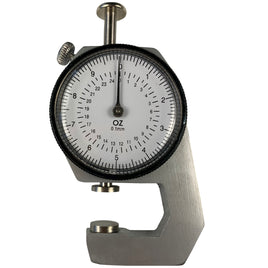 Leather Thickness Gauge, 1" (2.5cm) Throat