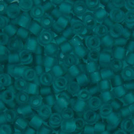 Delica 11/0 RD Teal Caribbean Transparent Matte