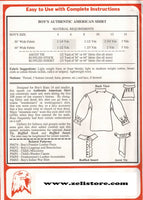 Boy's Authentic American Shirt Pattern