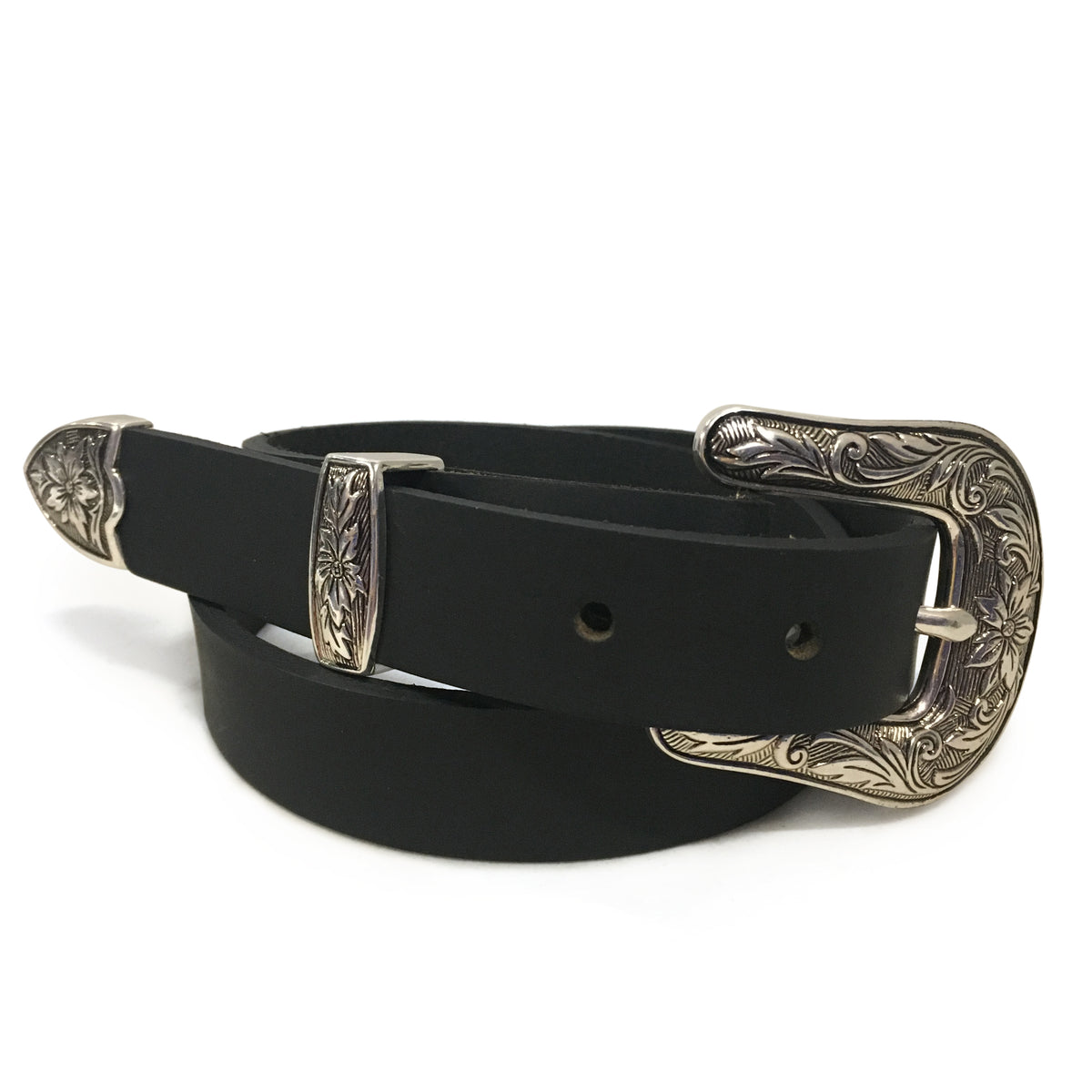 Zelikovitz 1.5” Black Solid Buffalo Leather Belt – Handmade In Canada – Men’s, Buckle Included