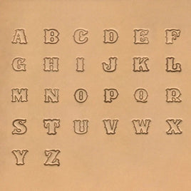 13mm (1/2") Uppercase Alphabet Stamp Set 8130-00