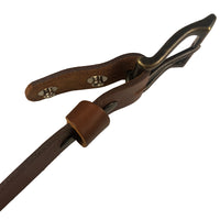 1.25"(32mm)  Brown Bridle Leather Belt Handmade in Canada by Zelikovitz