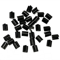 #5 YKK Vislon Top Stops Black - 50 pairs