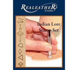 Realeather Crafts Leathercraft Indian Lore Leather Stamp Set T4907 8 Stamps