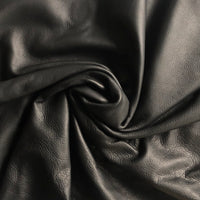 Dakota Black Garment Leather 12" x 24"