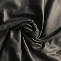 Dakota Black Garment Leather 12" x 24"