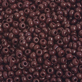 Image of 65201585 - 8/0 Dark Brown Seedbead  40 grams