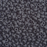 Image of 65201025 - 8/0 Matt Black  Czech Seedbeads 40 grams