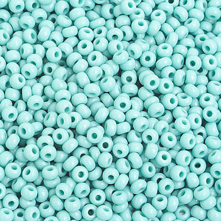 Image of 65201578 - 8/0 Turquoise  Czech Seedbeads 40 grams
