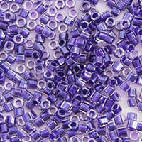 Delica 11/0 Cut Amethyst Sparkle Crystal Lined