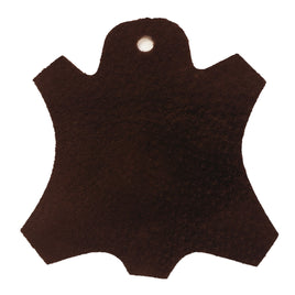 Premium Garment Grade Pig Suede Leather Hide 0.5mm Avg 7-9 sqft - Dark Brown