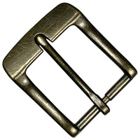 1.5" (38mm) Heel Bar Buckle Antique Brass Finish