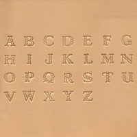 9.5mm (3/8") Fancy Alphabet Leather Stamp Set