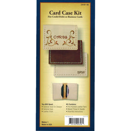 Realeather Crafts Leather Card Case Kit C4161-00 Pre-Punched Leather Kit