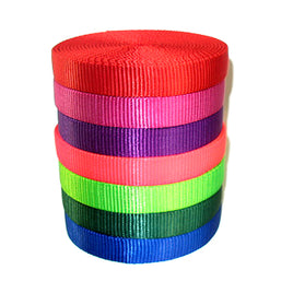 3/4" Heavy Duty Nylon Webbing -  7 Colors