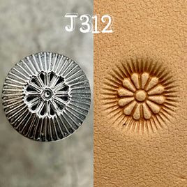 J312 Flower Leather Stamp OKA Japan