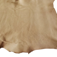 Deertan Goat Hide Indian Tan Genuine Goat Leather Average Size 4 sqft