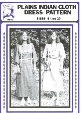 Plains Indian Cloth Dress Pattern