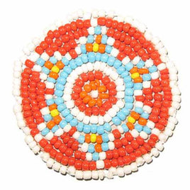 Image of 8540-158-081 - Beaded Star Rosettes 1-1/2"