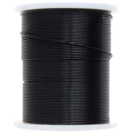 Image of 74701008-05 - Black Copper Beading Wire 24 Yards - 26 Gauge