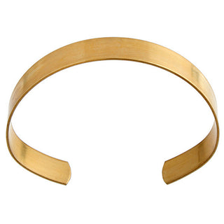 Image of 25435000 - Solid Brass Flat Cuff Bracelet Base 11mm 7/16