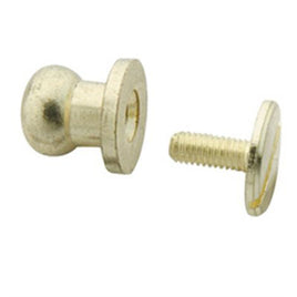 Image of 11311-01 - Button Stud Large Screwback Gilt 11311-01