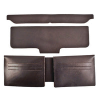 New Realeather Credit Card Wallet Liner - Black and Brown
