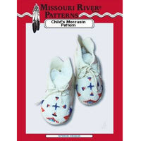 Image of 4799-500-206 - Child's Plains Style Moccasins Pattern