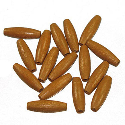 Image of 28615212-17 - Coffee Oval Wood Bead 20 x 6mm