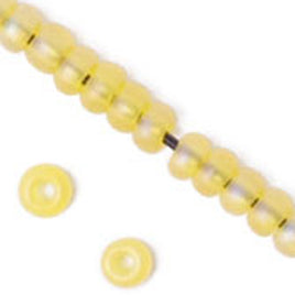Image of 65029358 - Czech Seed Beads 40Gr Vials 10/0 Matt Lemon Yellow