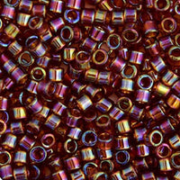 Image of 690DB00-0170V - Delica 11/0 RD Amber Transparent AB