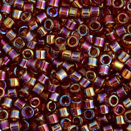 Image of 690DB00-0170V - Delica 11/0 RD Amber Transparent AB