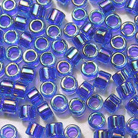 Image of 690DB00-0063V - Delica 11/0 RD Blue Violet AB Lined-Dyed