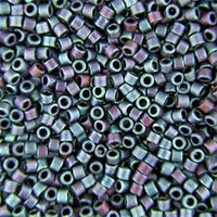 Image of 690DB00-0325V - Delica 11/0 RD Blue AB Matte Metallic