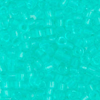 Image of 690DB00-1304V - Delica 11/0 RD Dark Green Mint Transparent Dyed