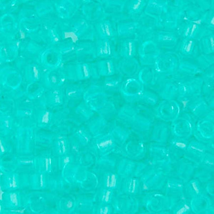 Image of 690DB00-1304V - Delica 11/0 RD Dark Green Mint Transparent Dyed