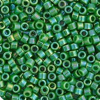 Image of 690DB00-0163V - Delica 11/0 RD Green Opaque AB
